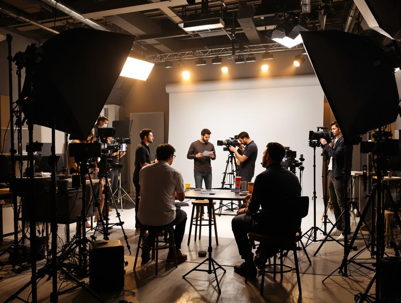 桃花视频制作现场